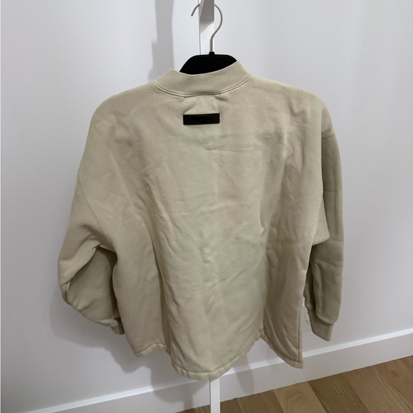 Essentials Women’s Beige Crewneck Sweater - Picture 2 of 2